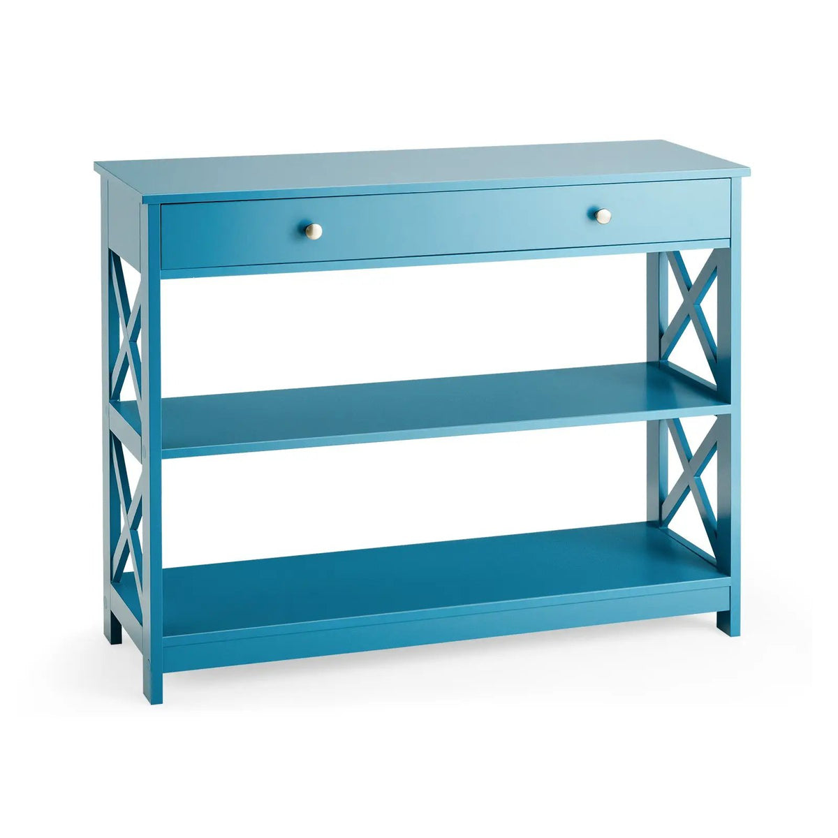 Console Table 3-Tier with Drawer and Storage Shelves, photo 13 of 48