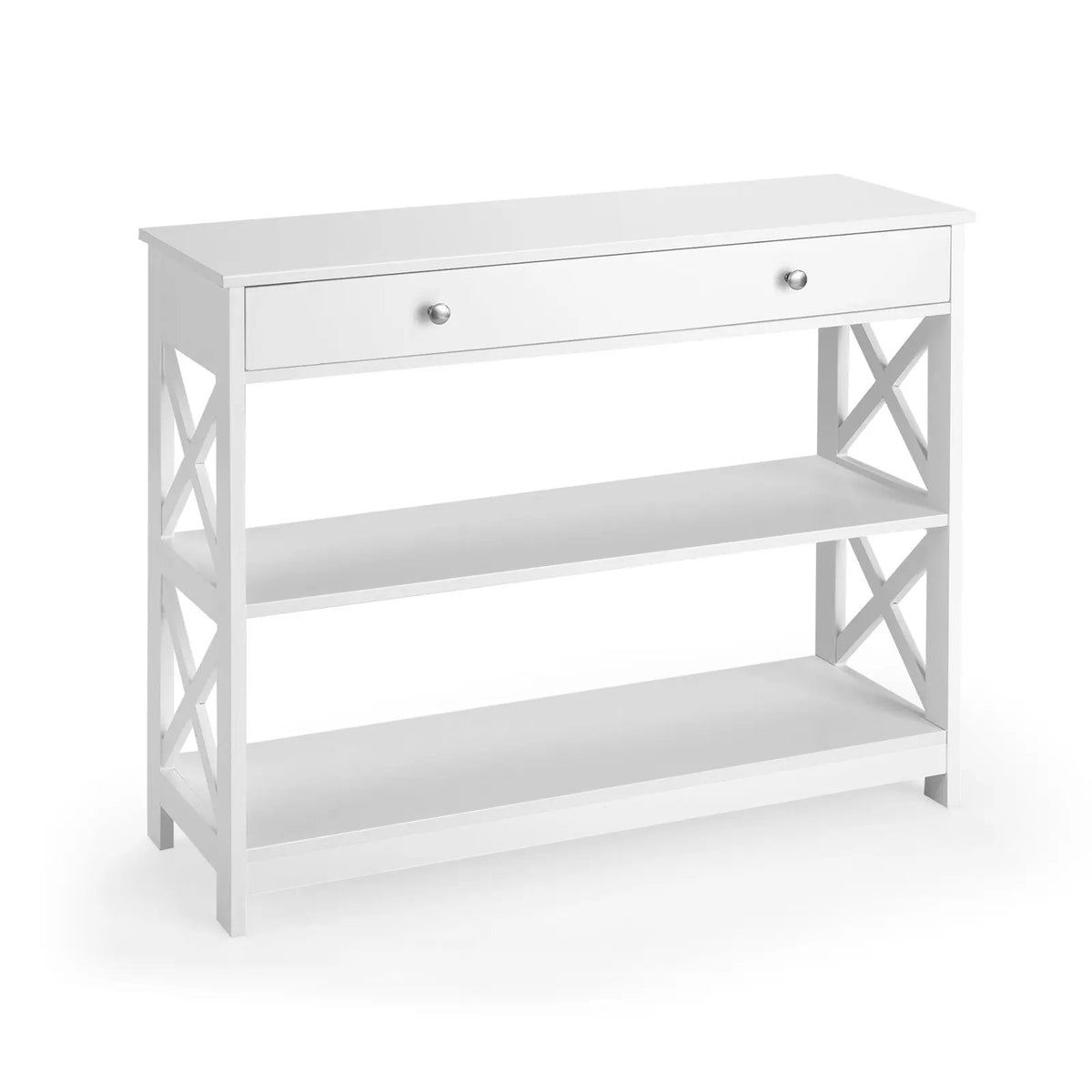 Console Table 3-Tier with Drawer and Storage Shelves, photo 14 of 48