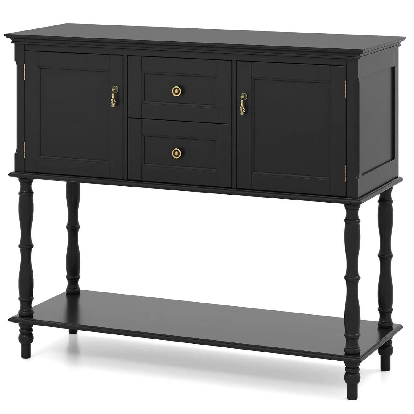 Console Table with 2 Drawers and Storage Cabinets by DirectDeals