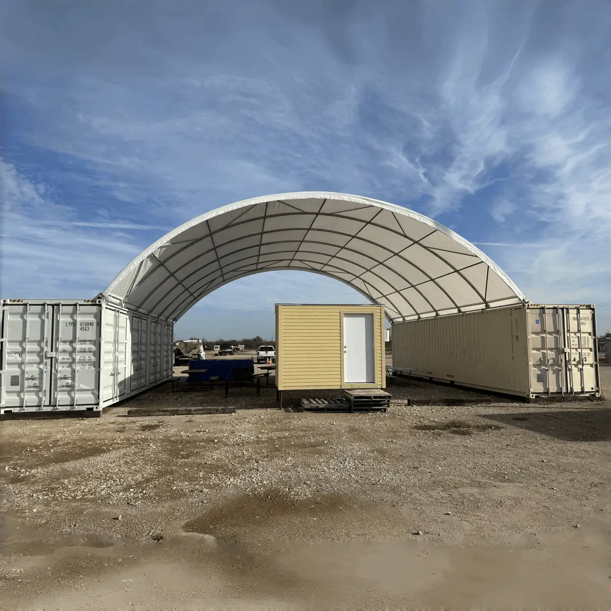 40'x40'x13' Shipping Container Canopy Shelter by Chery Industrial