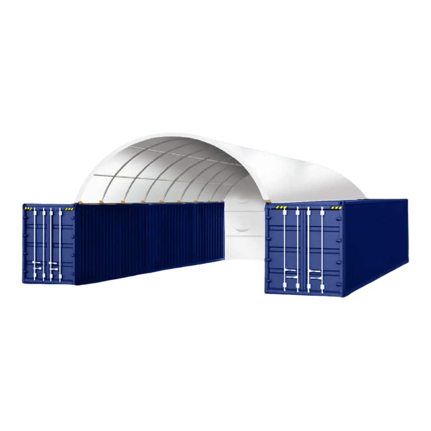 20x40 ft Container Shelter with Closed Back Panel by Chery Industrial