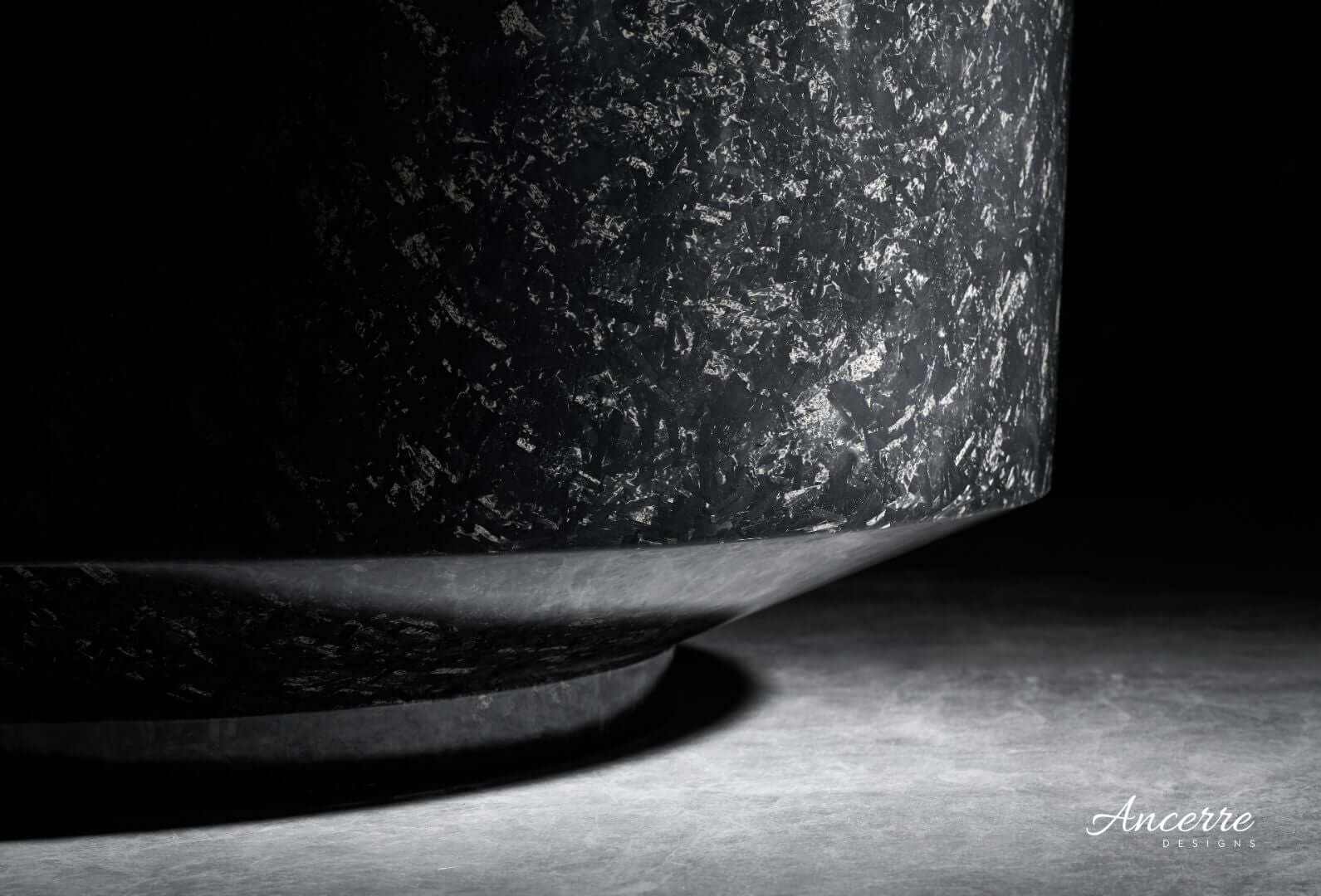 Coesistere 67" Freestanding Forged Carbon Fiber Bathtub by Ancerre Designs