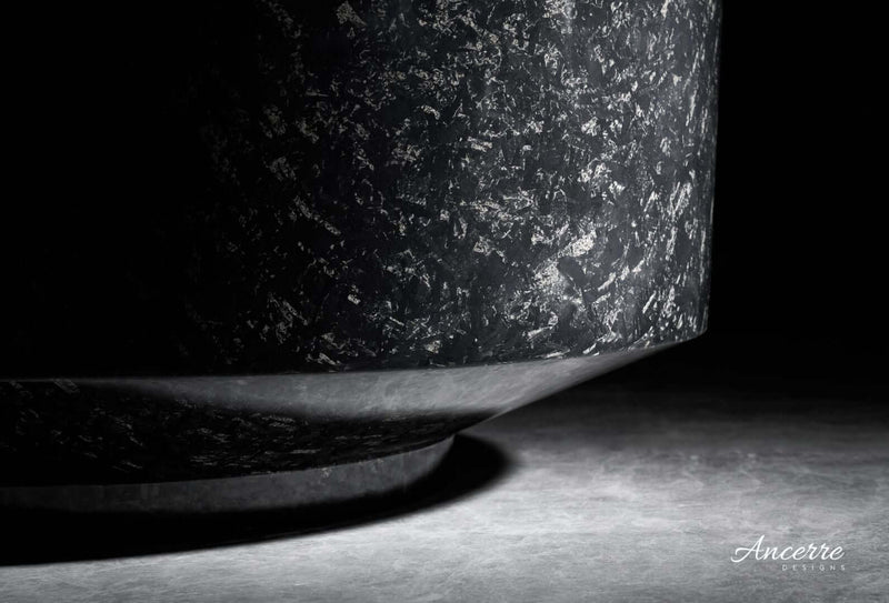 Coesistere 67" Freestanding Forged Carbon Fiber Bathtub by Ancerre Designs