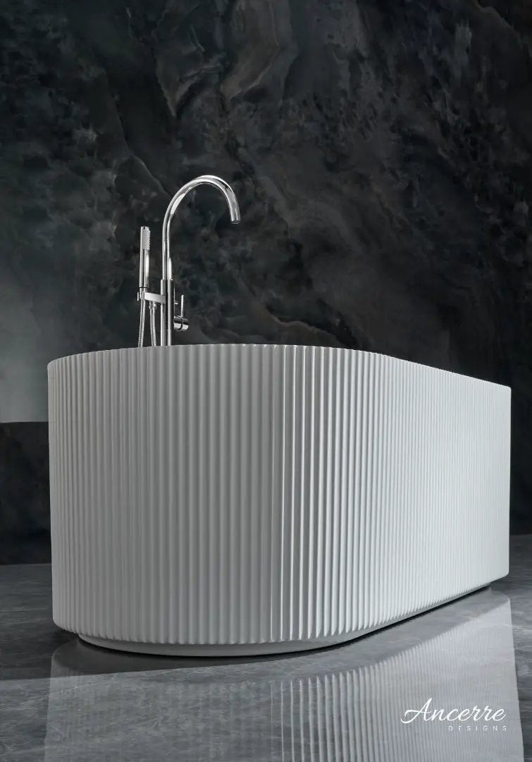 Momo Freestanding Acrylic Bathtub by Ancerre Designs