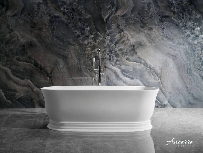 Heritage Freestanding Solid Surface Bathtub by Ancerre Designs