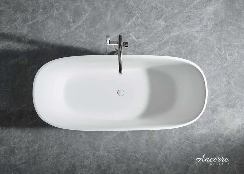 Fiore Freestanding Solid Surface Bathtub by Ancerre Designs