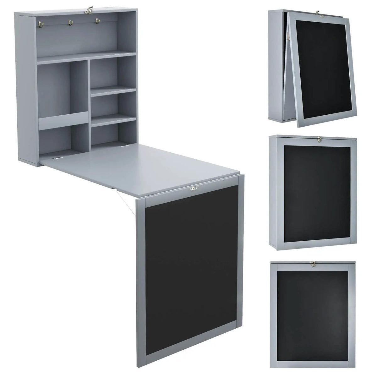Convertible Wall Mounted Table with A Chalkboard, photo 12 of 32