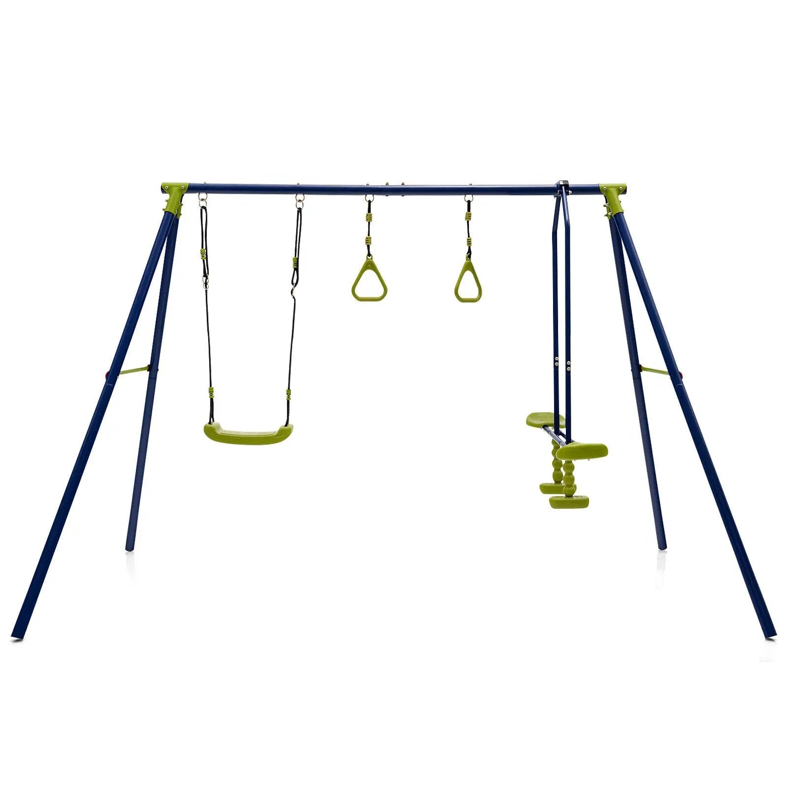 3-in-1 Outdoor Swing Set for Kids Aged 3 to 10 by DirectDeals