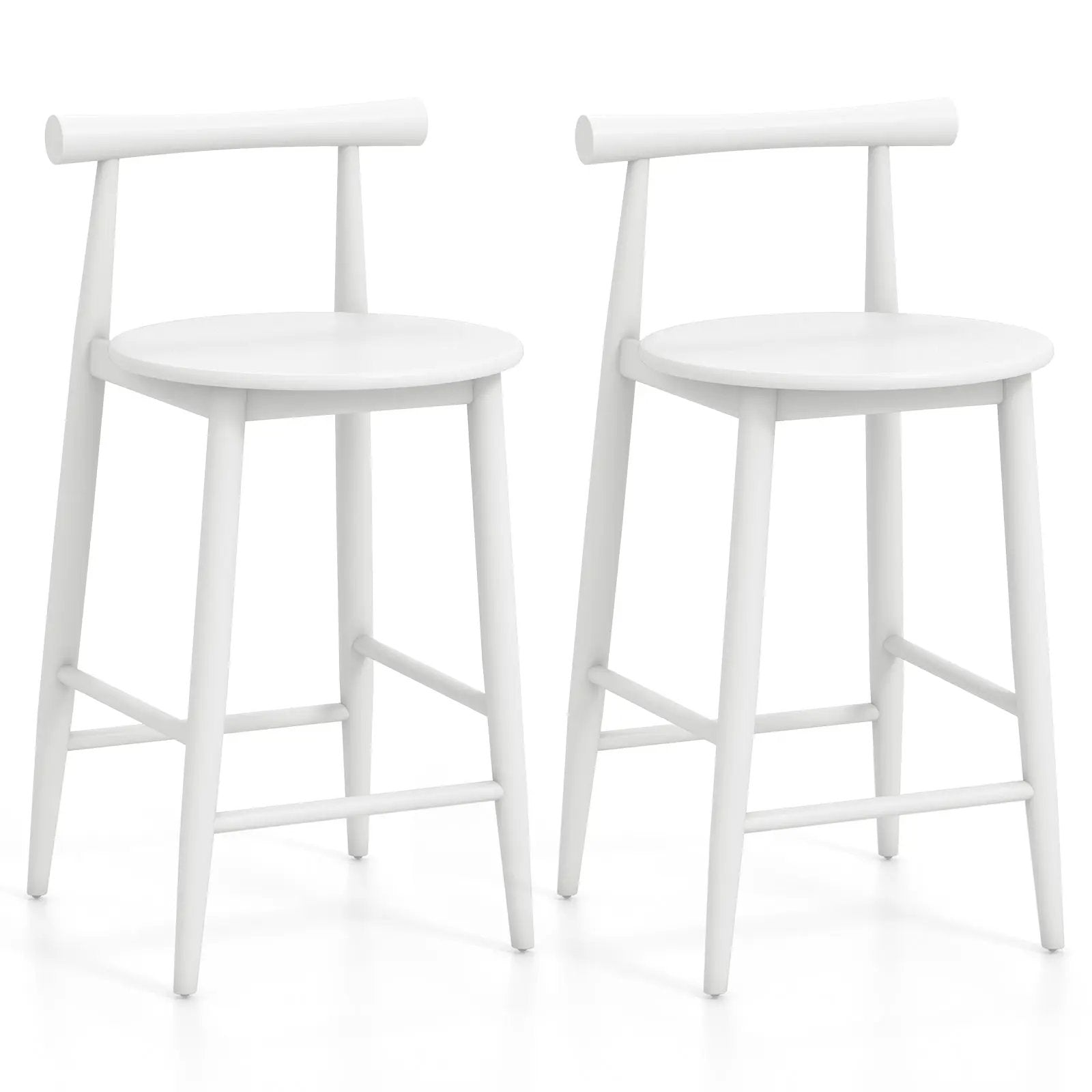 Counter Height Bar Chair Set with Acacia Wood Frame and Supporting Legs by DirectDeals