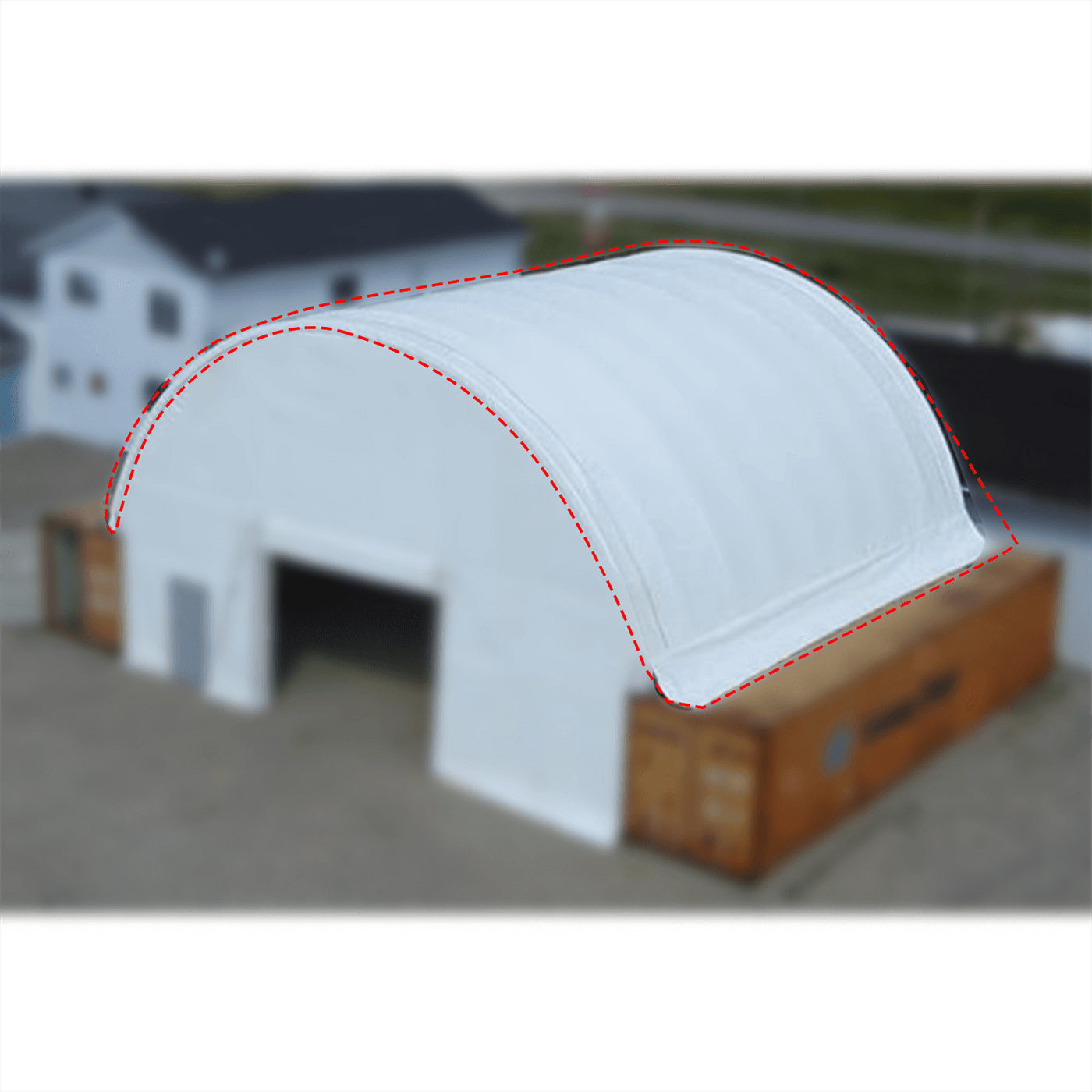 Cover Replacement for Container Shelter 40'x40'x13' by Chery Industrial