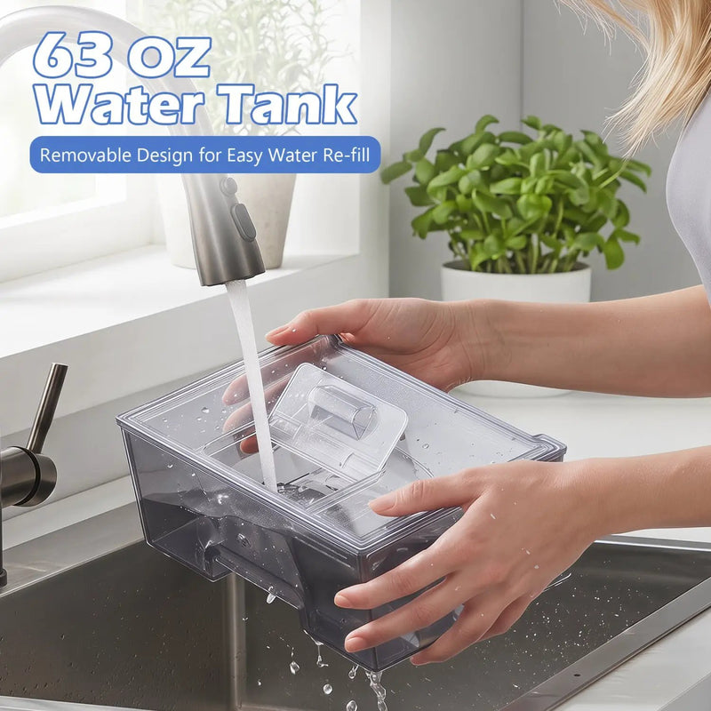 Countertop Ice Maker 26 Lbs/Day with Adjustable Thickness by DirectDeals