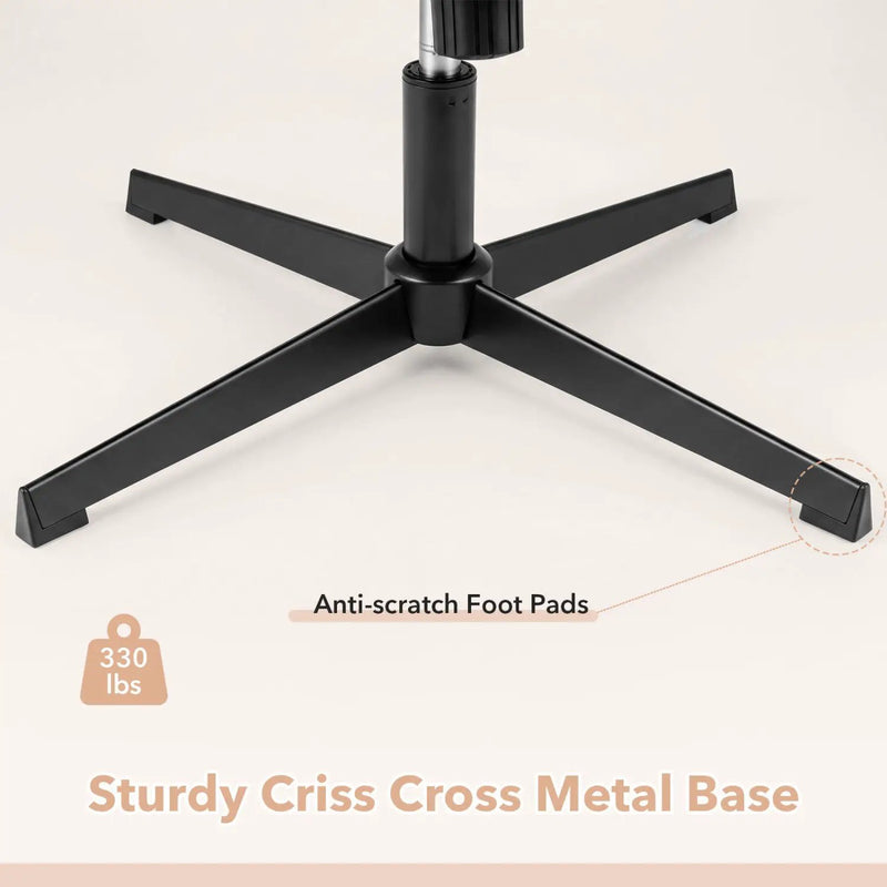 Criss Cross Chair with Flip-up Arms Ergonomic Office Desk Chair with Adjustable Height Wide Backrest Padded Seat by DirectDeals