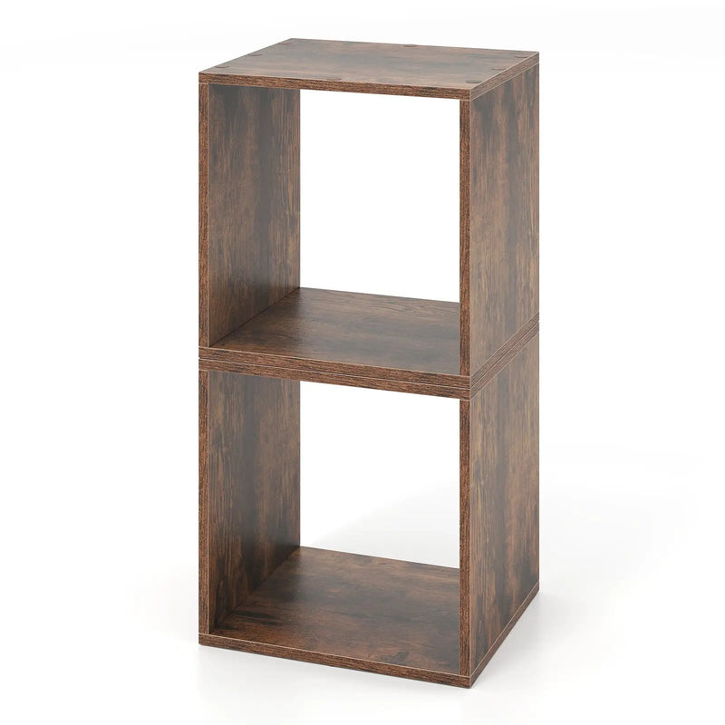 Cube Storage Organizer Set of 2 for Living Room Bedroom Study by DirectDeals