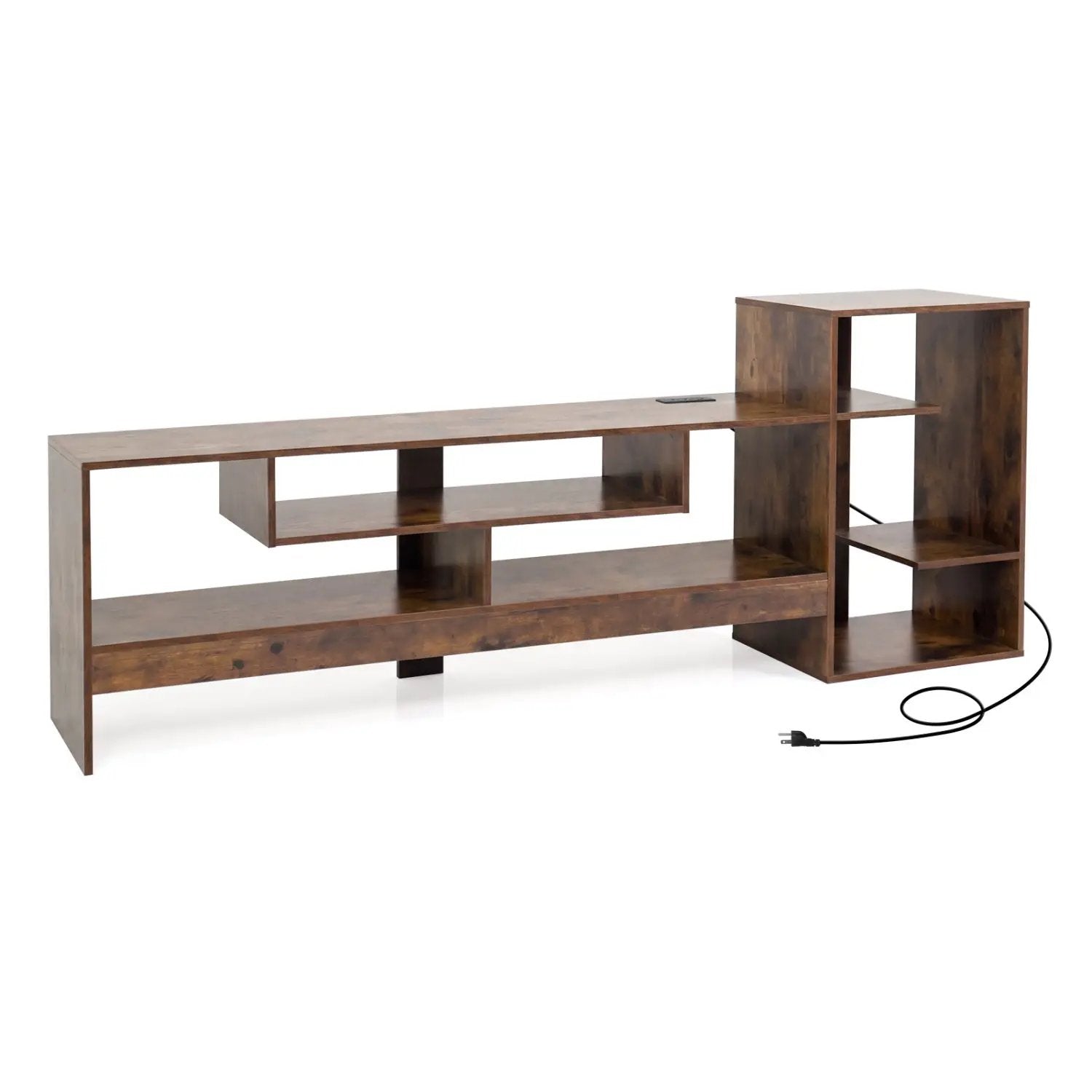TV Stand for 55 Inch TV with Power Outlets and Storage by DirectDeals