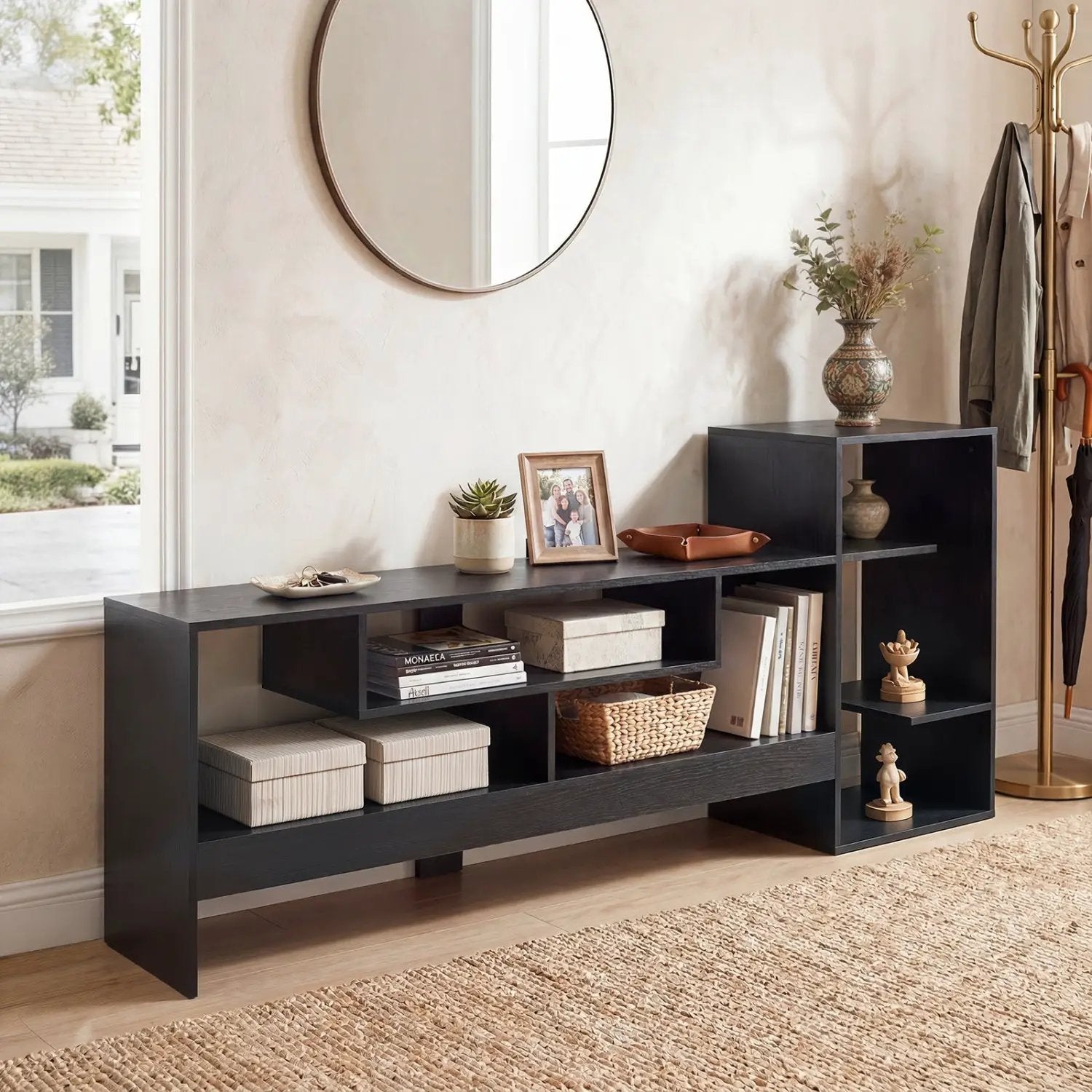 TV Stand for 55 Inch TV with Power Outlets and Storage by DirectDeals