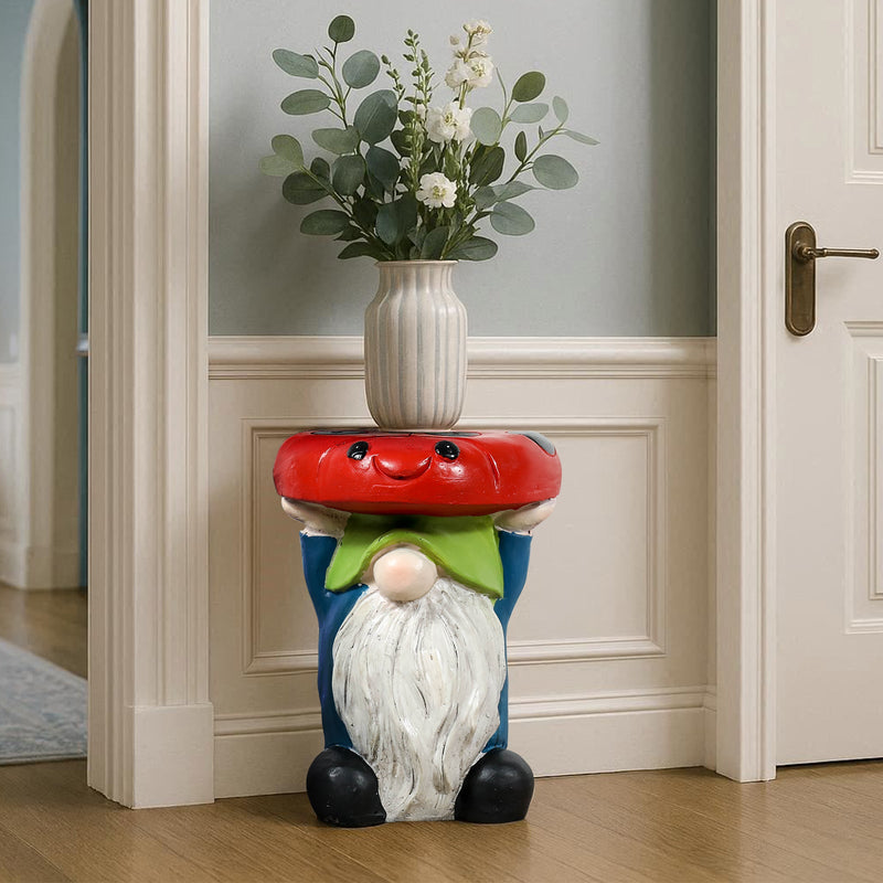 Concrete Garden Stools Gnome Toadstool Seat 15 Inch, photo 6 of 8