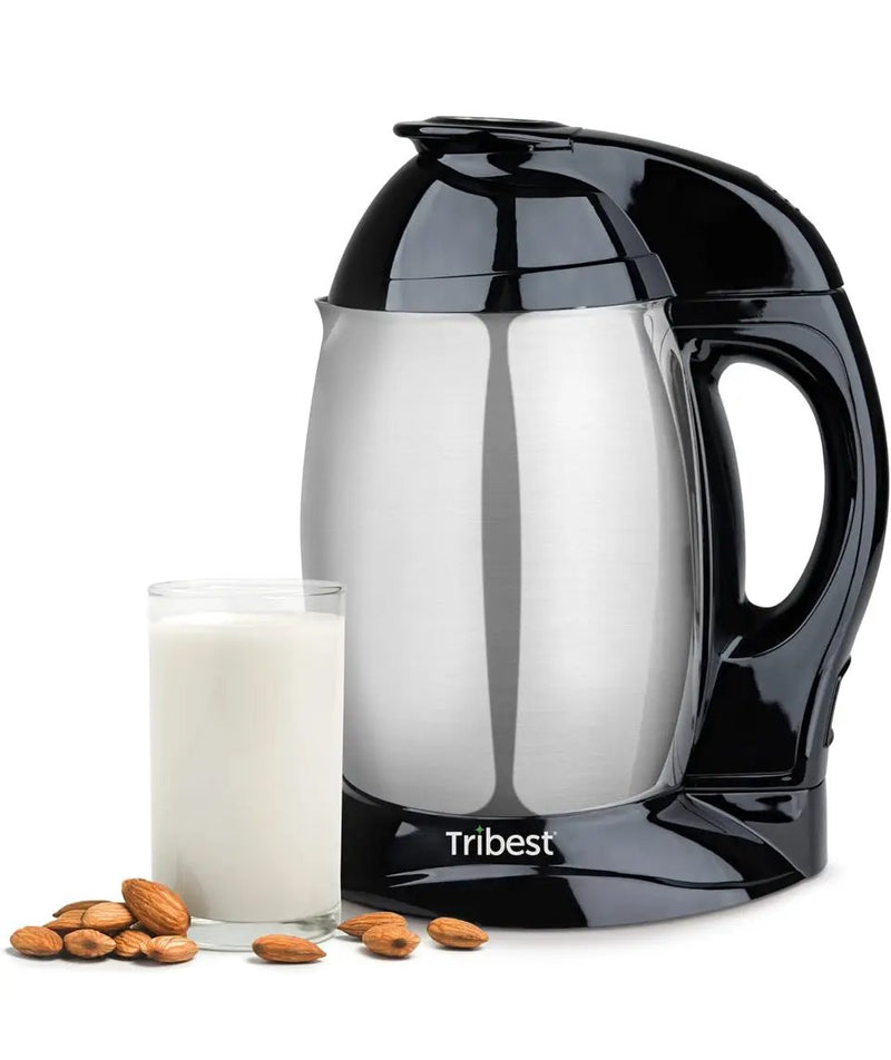 Open Box Tribest SB-130 Soyabella, Automatic Soy Milk and Nut Milk Maker Machine, Stainless Steel Large, Silver by Selzalot