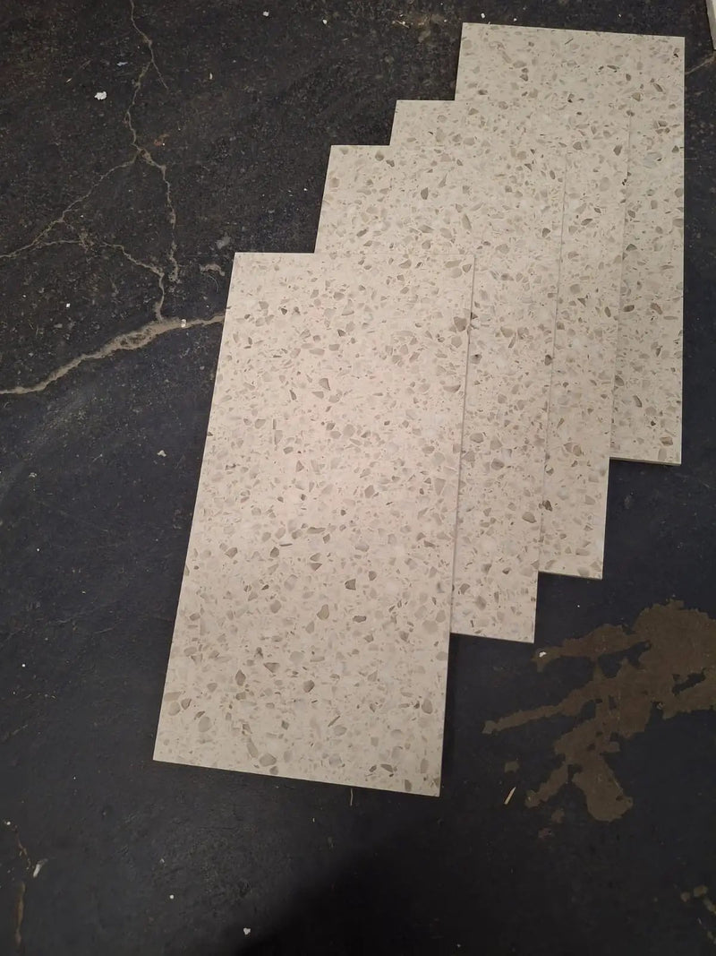 Open Box EMSER TILE Terazio Bianco Matte 11.81 in. x 23.62 in. Porcelain Floor and Wall Tile (11.628 sq. ft./Case by Selzalot