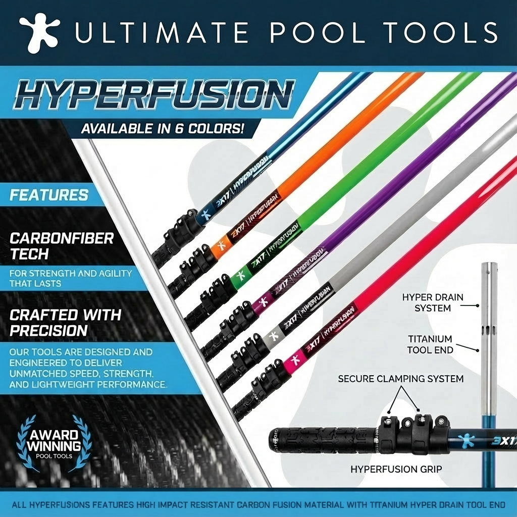HyperFusion / Swimming Pool Pole / High Impact Resistant, photo 12 of 30