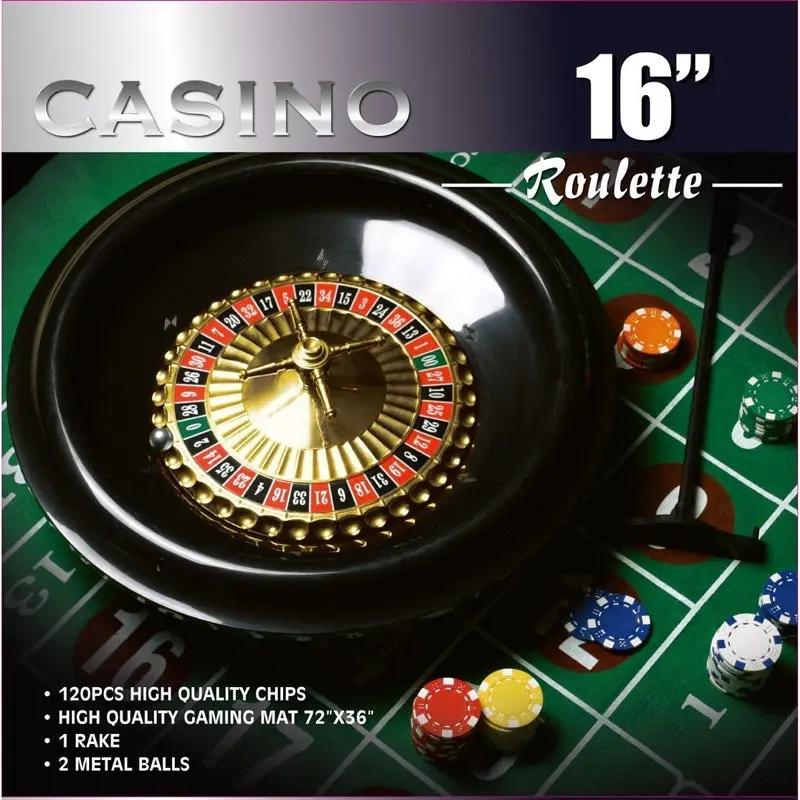 16-inch Roulette Wheel Game Set by Da Vinci by HomePacific
