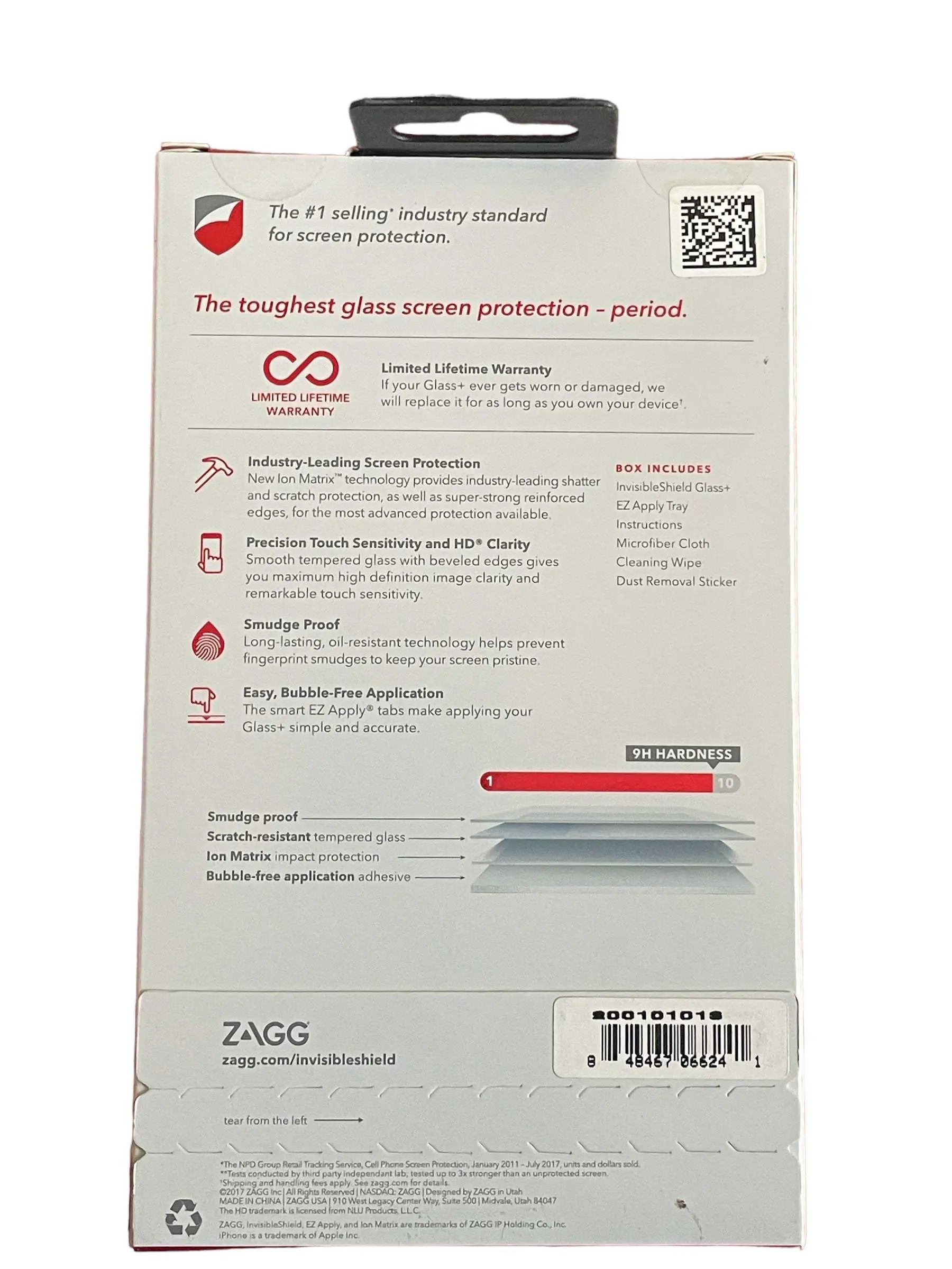 ZAGG Invisible Shield Glass+ Screen Protector for Apple iPhone X by Selzalot