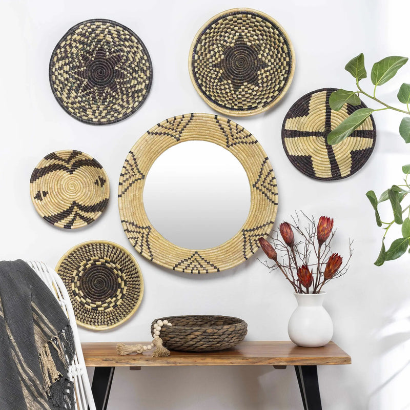Athabasca Moonj Grass Woven Wall Decor by Boutique Rugs