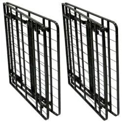King-size Steel Folding Metal Platform Bed Frame by HomePacific