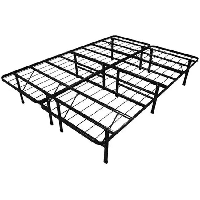Queen-size Steel Folding Metal Platform Bed Frame by HomePacific