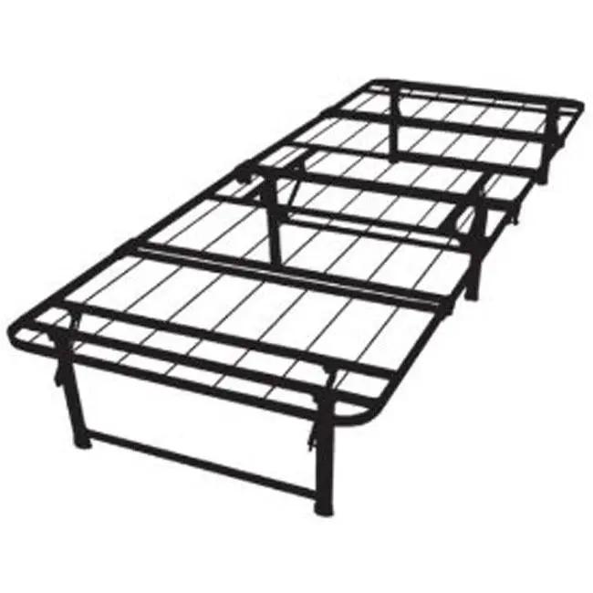 Twin-size Steel Folding Metal Platform Bed Frame by HomePacific
