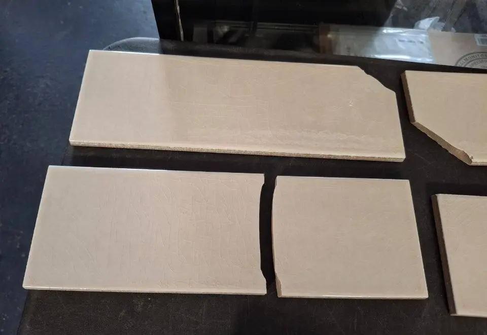 Open Box MSI Portico Pearl 4 in. x 12 in. Handcrafted Glossy Ceramic Subway Wall Tile (5 sq. ft. / case) by Selzalot