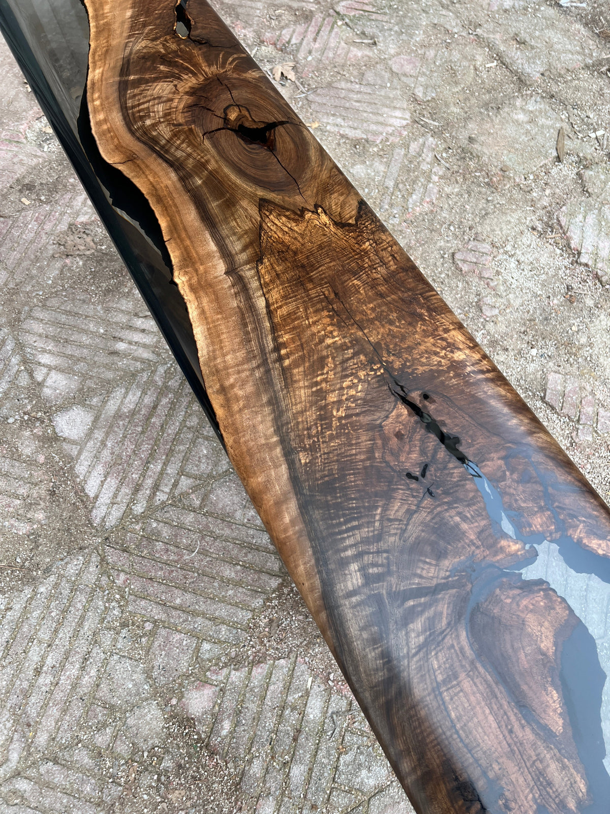Handmade Solid Walnut Console Table for Entryway and Foyer, photo 4 of 13