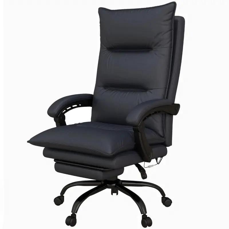 Double Padded Executive Massage Heated Office Chair Charcoal by HomePacific