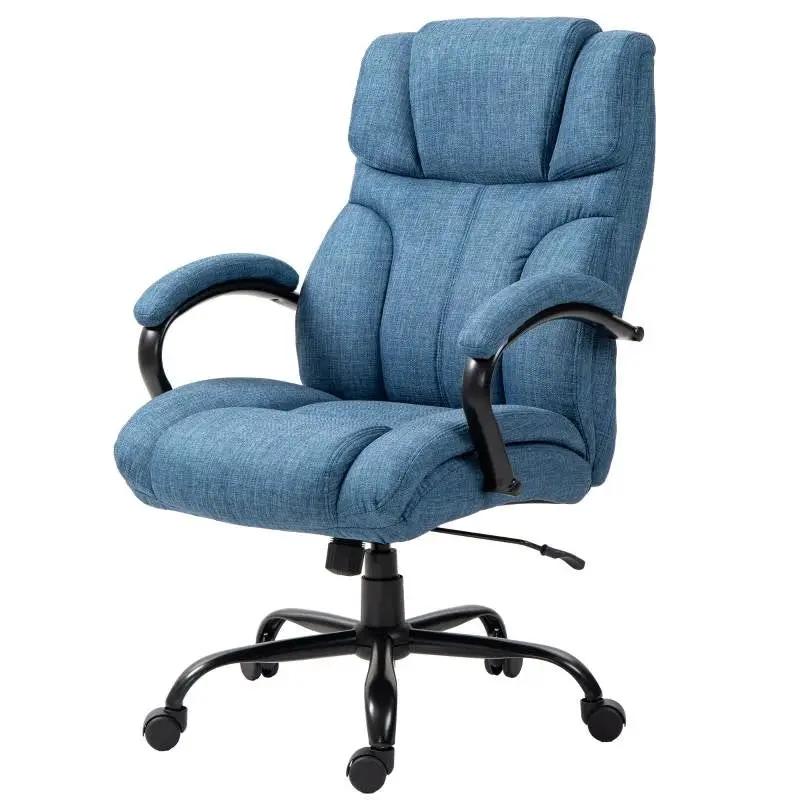 Denim Blue Big/Tall Adjustable Height Office Chair - 500 lbs. Weight Capacity by HomePacific