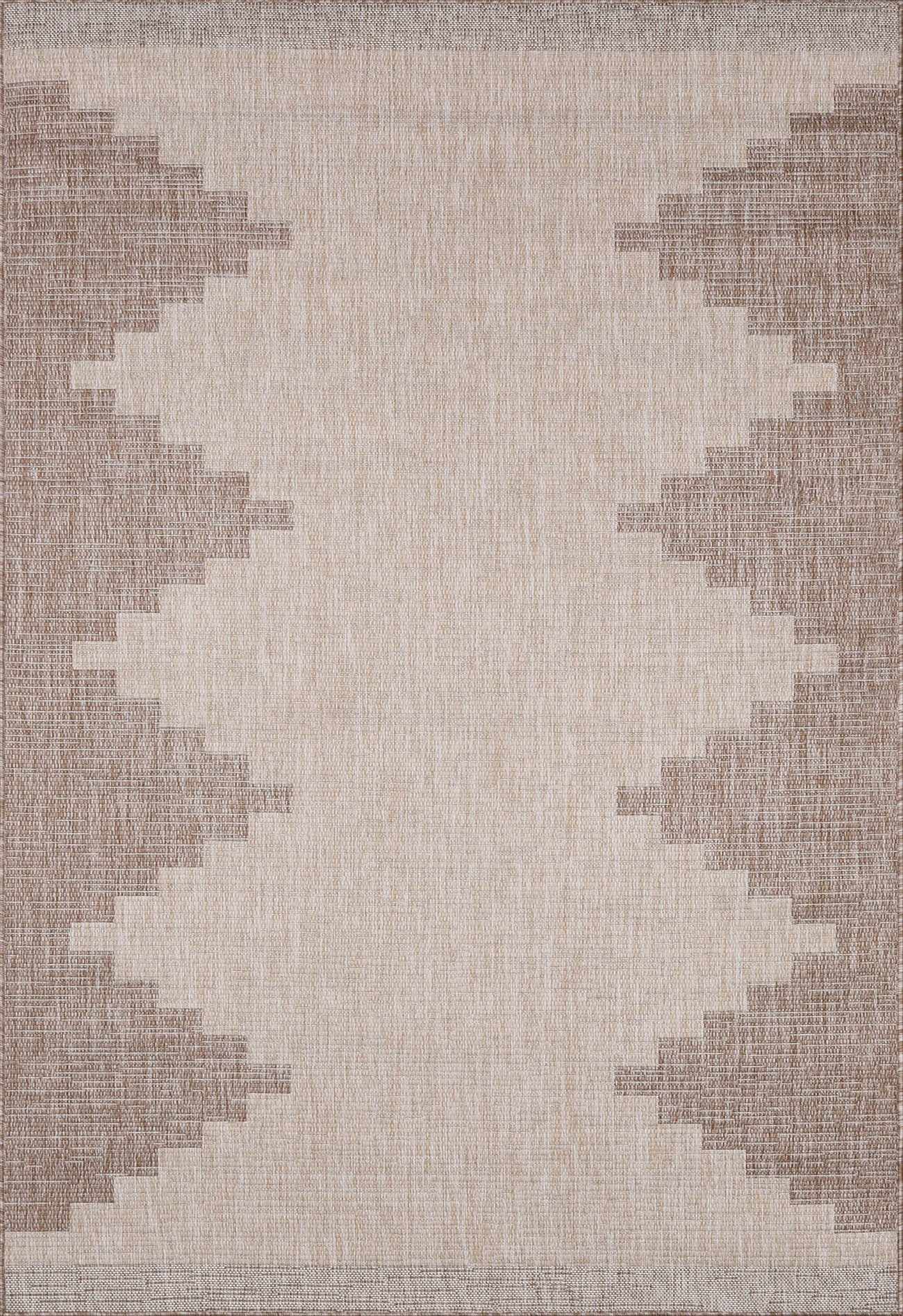Djugun Beige Indoor & Outdoor Rug by Boutique Rugs