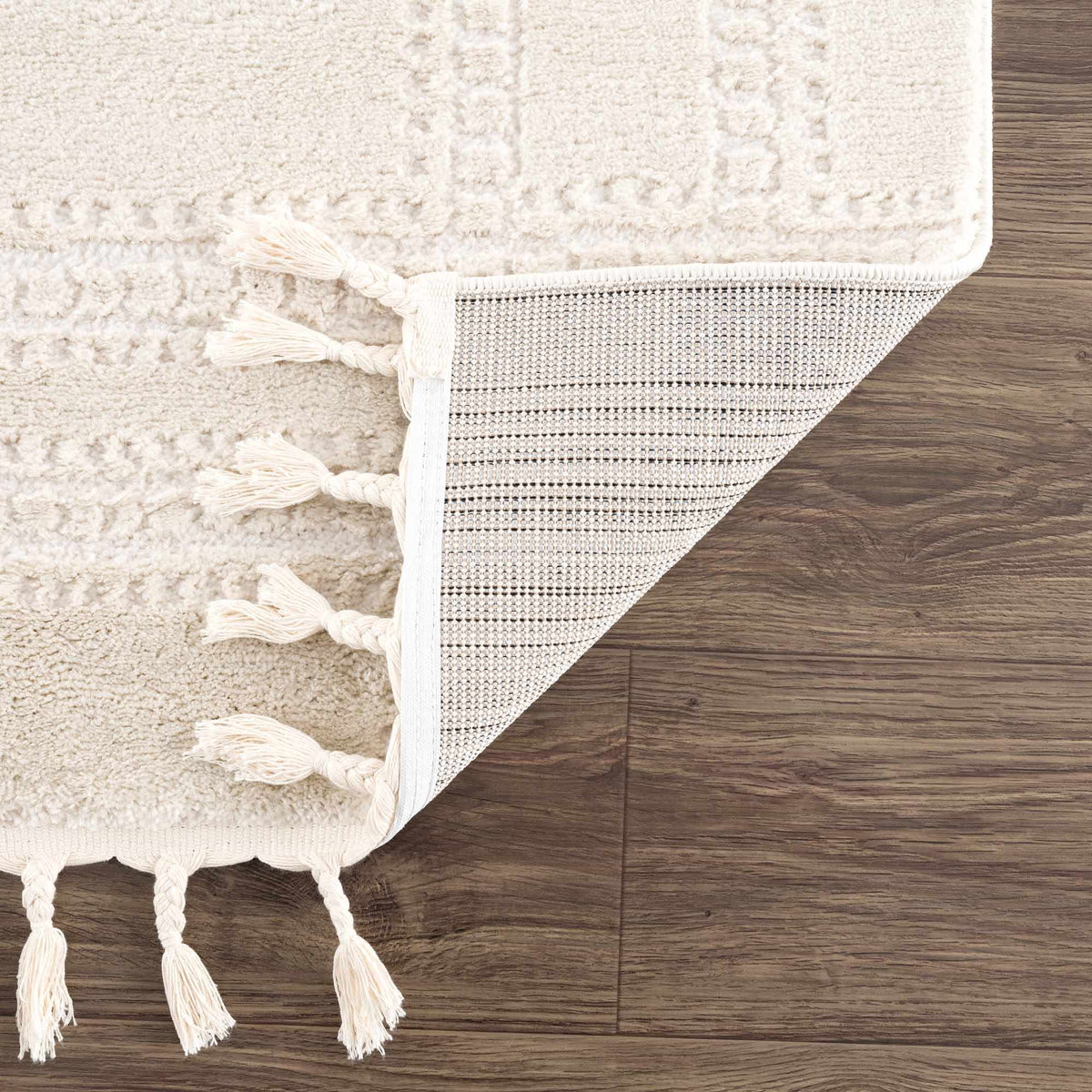 Ryuu Ivory Carved Area Rug, photo 6 of 18