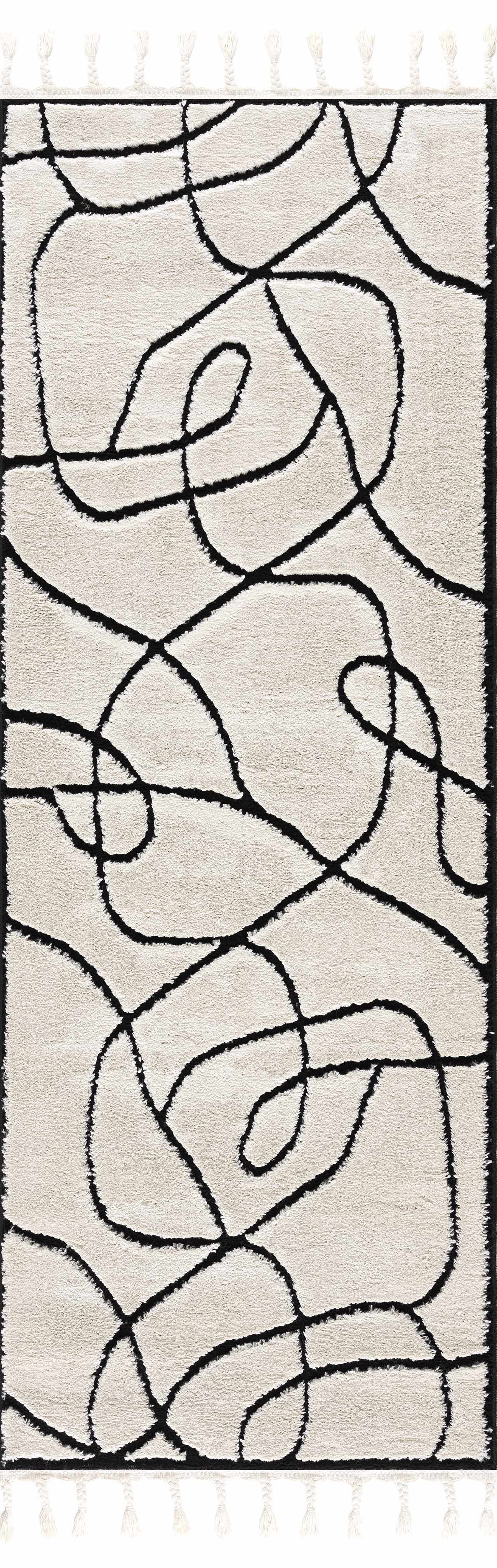 Azana Black & White Area Rug by Boutique Rugs