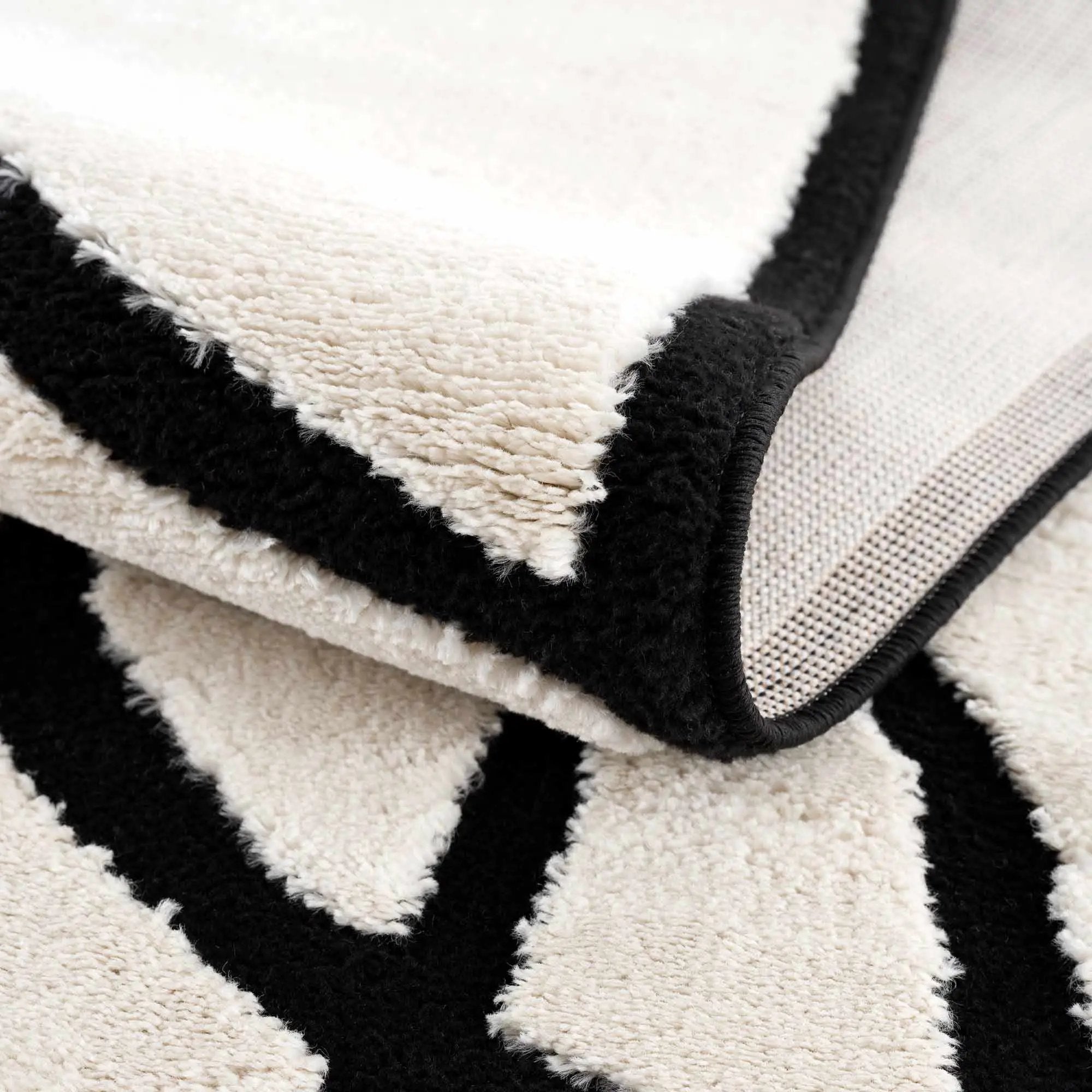 Azana Black & White Area Rug by Hauteloom