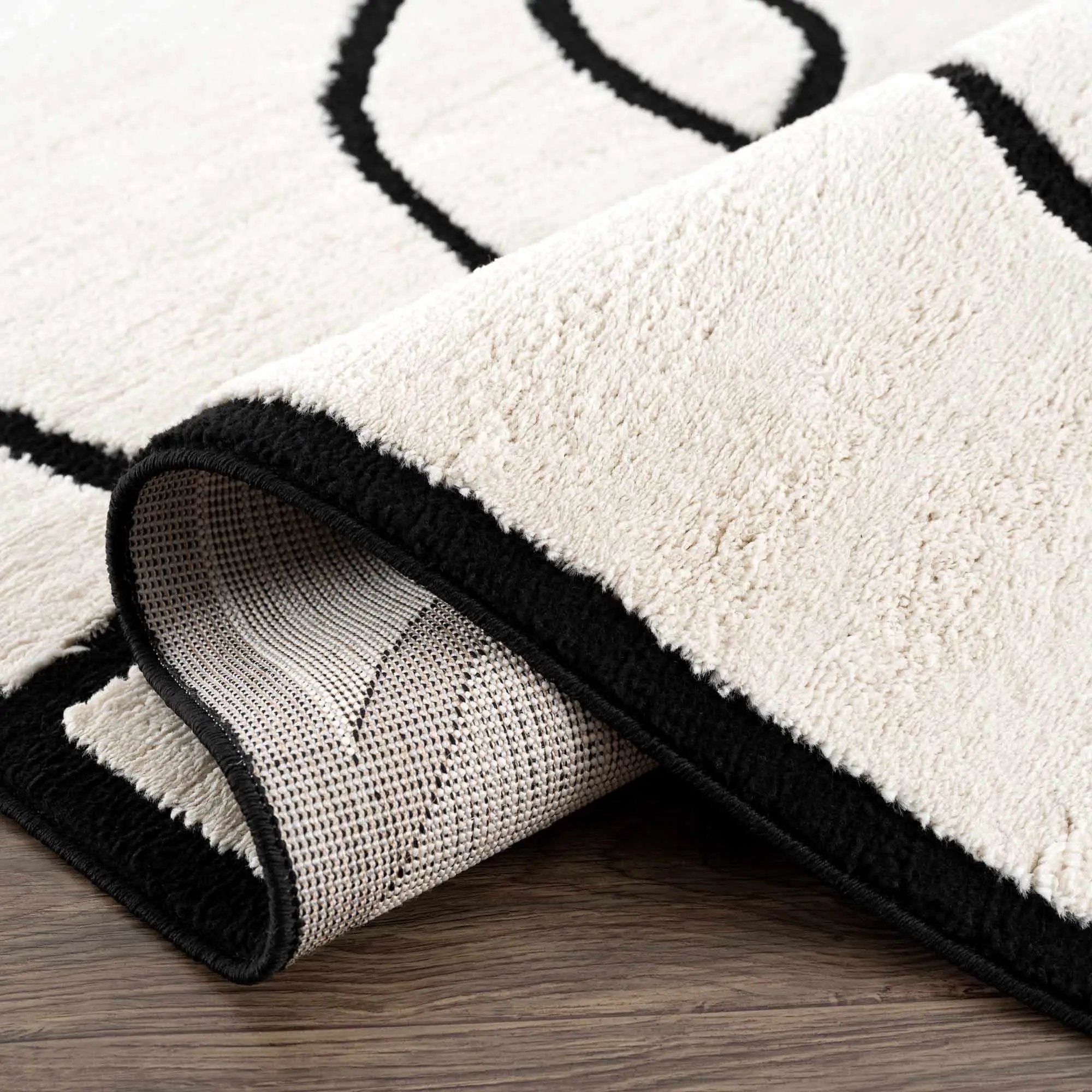 Azana Black & White Area Rug by Hauteloom