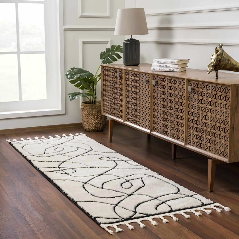 Azana Black & White Area Rug by Boutique Rugs