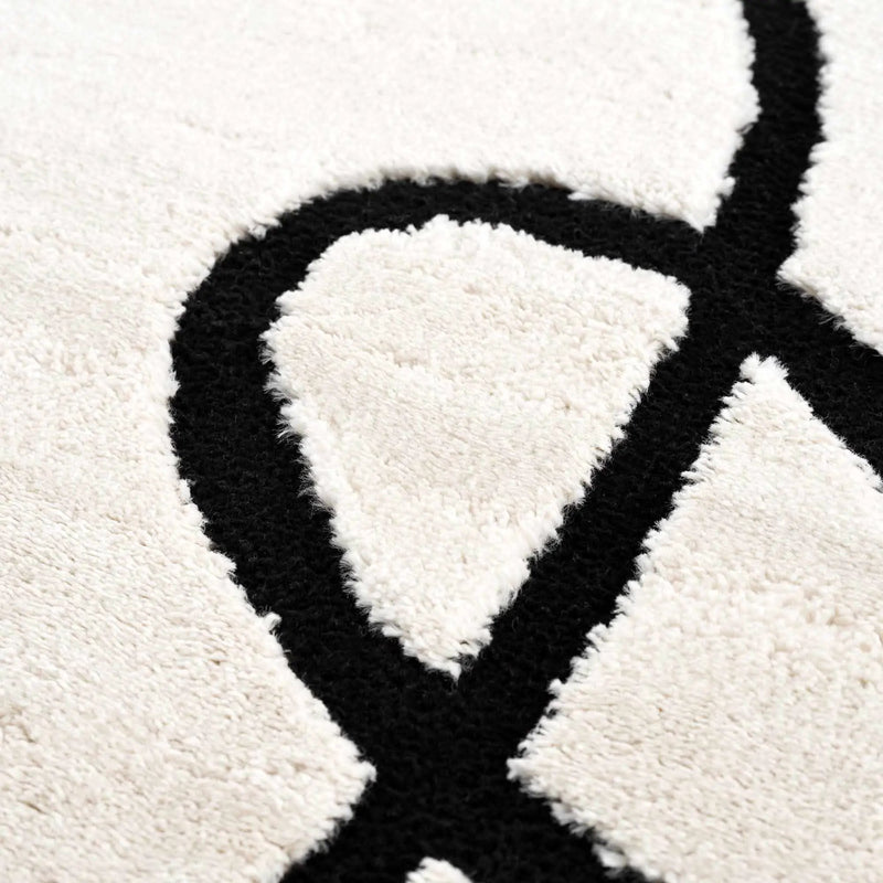 Azana Black & White Area Rug by Boutique Rugs