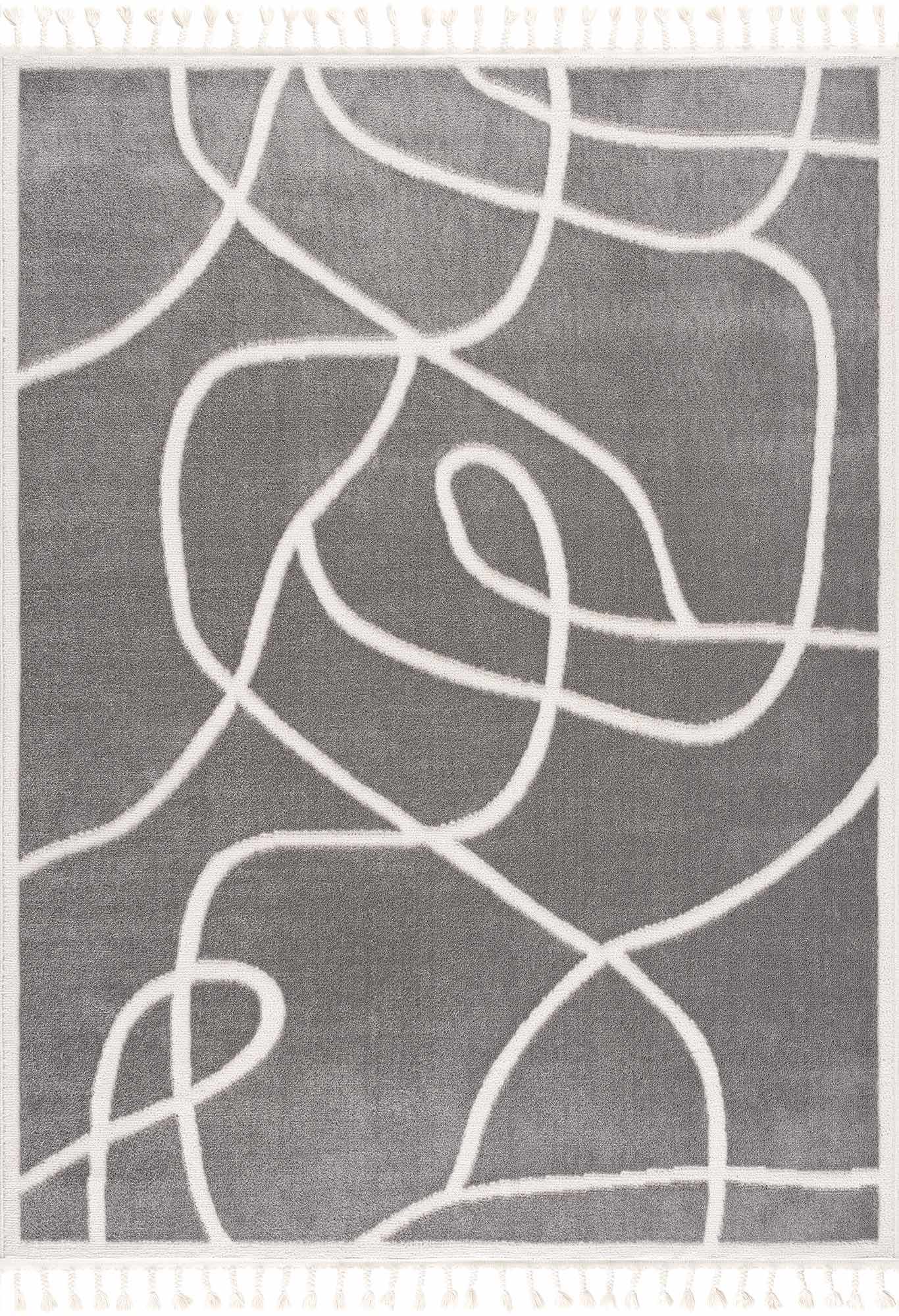 Azana Modern Gray Area Rug - Clearance by Boutique Rugs