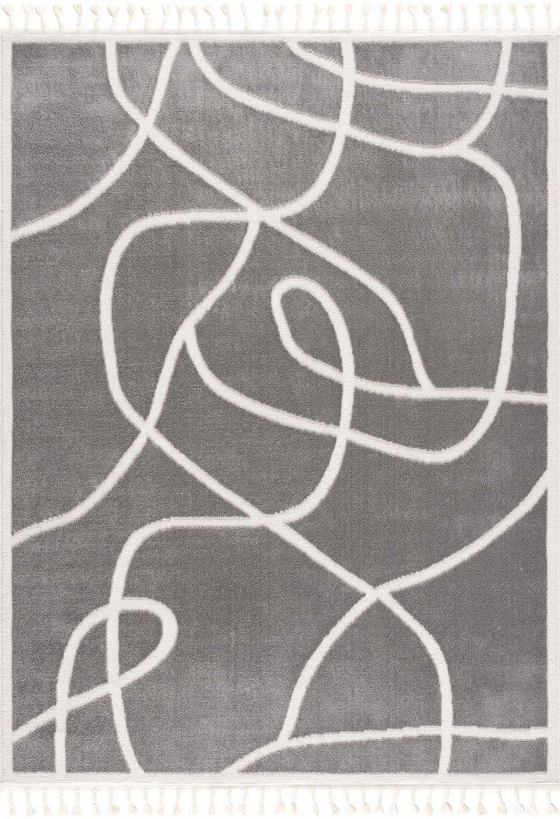 Azana Gray Area Rug by Hauteloom