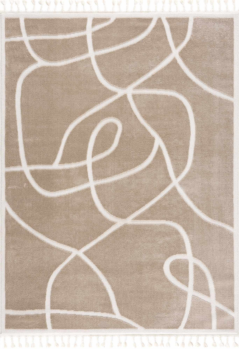 Azana Cream Area Rug by Hauteloom