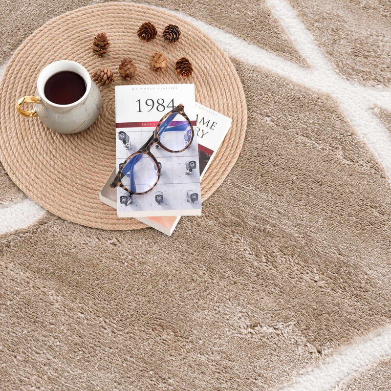 Azana Cream Area Rug by Hauteloom