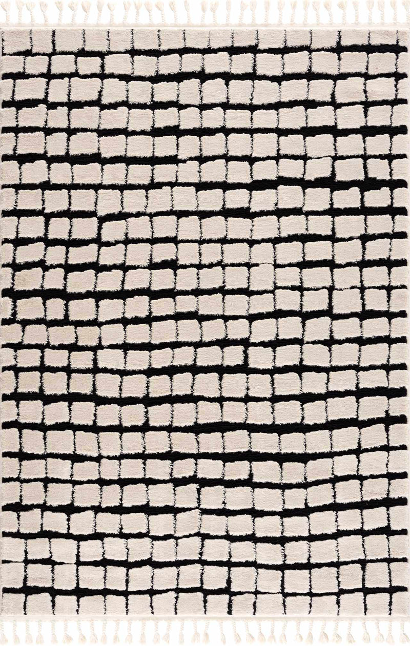 Teshi Checkered Area Rug - Clearance by Boutique Rugs