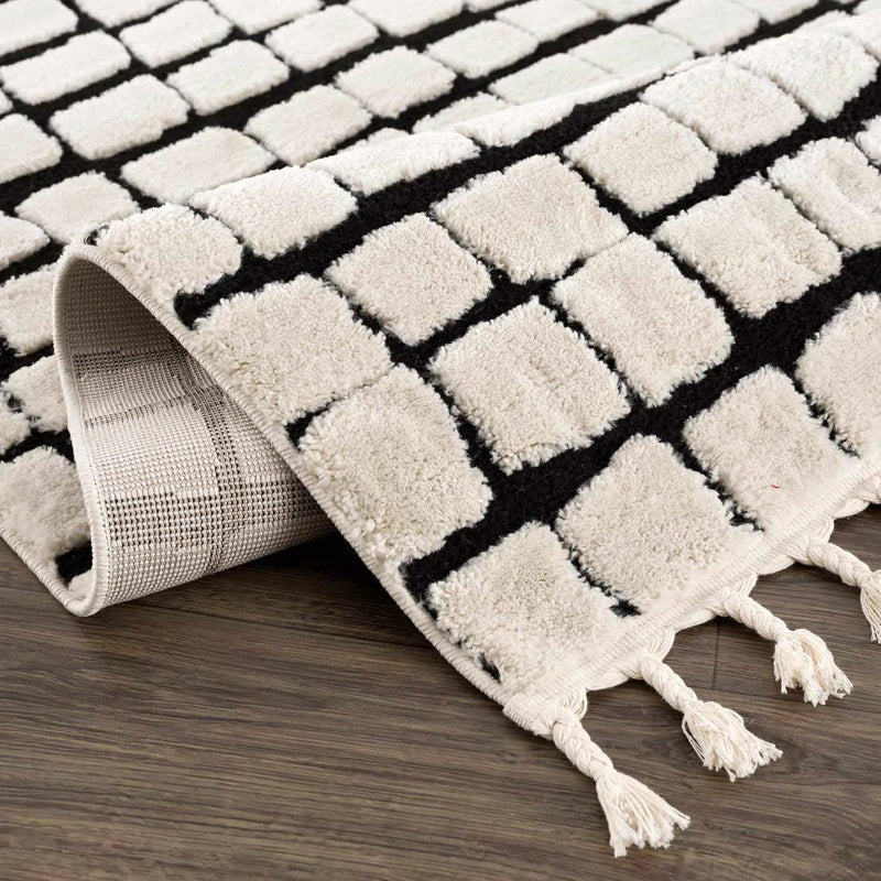 Teshi Checkered Area Rug - Clearance by Boutique Rugs