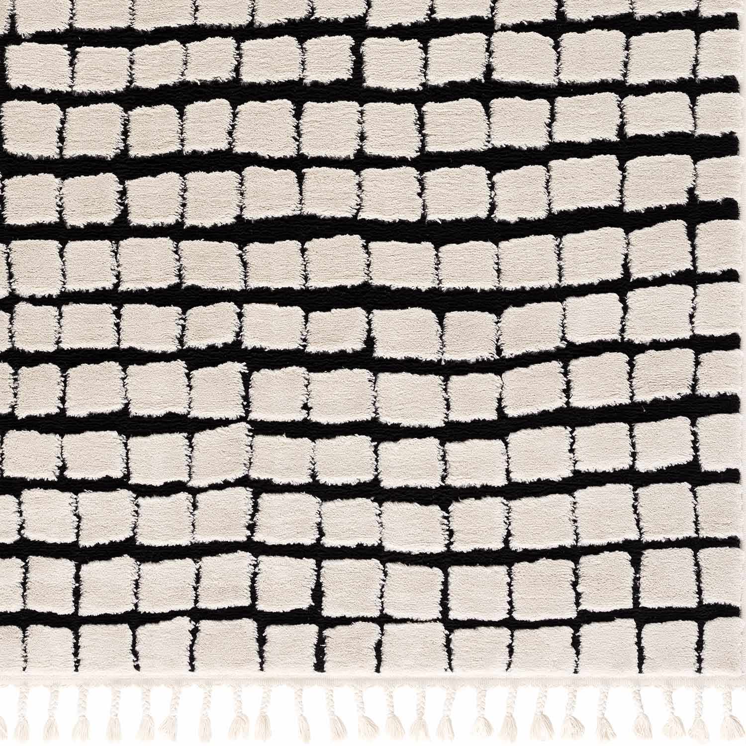Teshi Checkered Area Rug - Clearance by Boutique Rugs