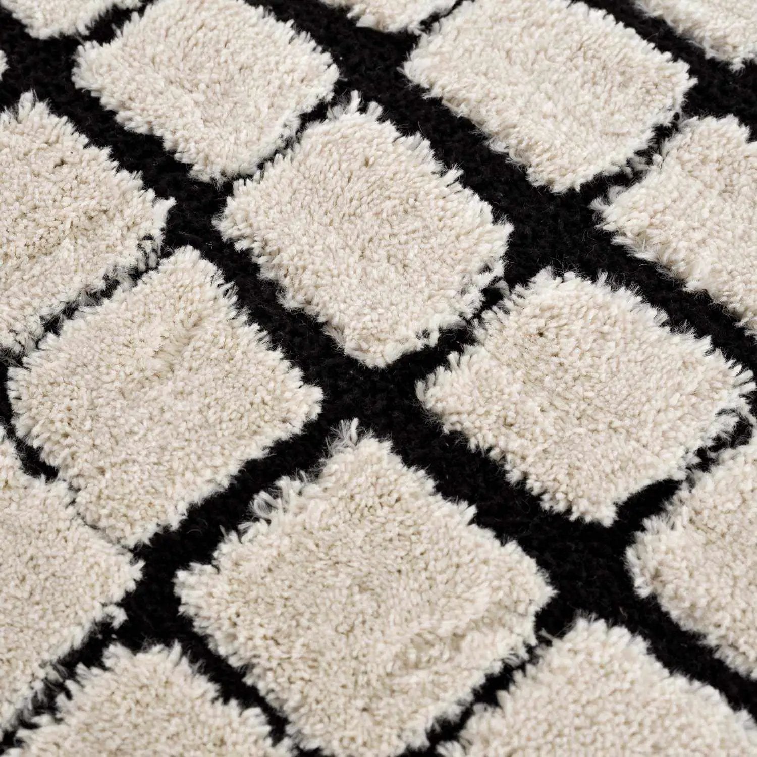 Teshi Checkered Area Rug - Clearance by Boutique Rugs