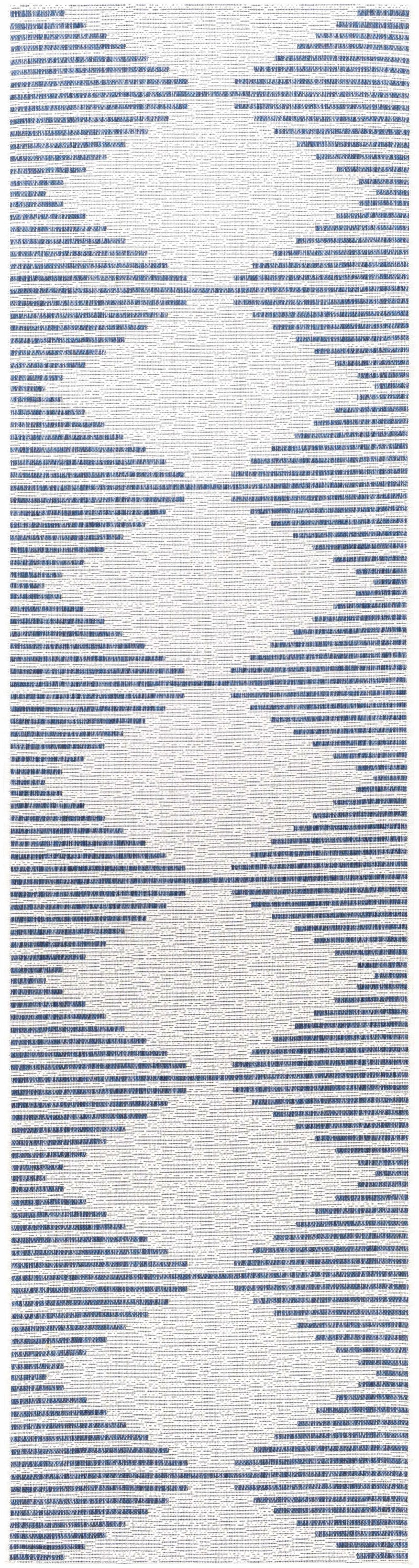 Stephan Blue & Cream Outdoor Rug by Boutique Rugs