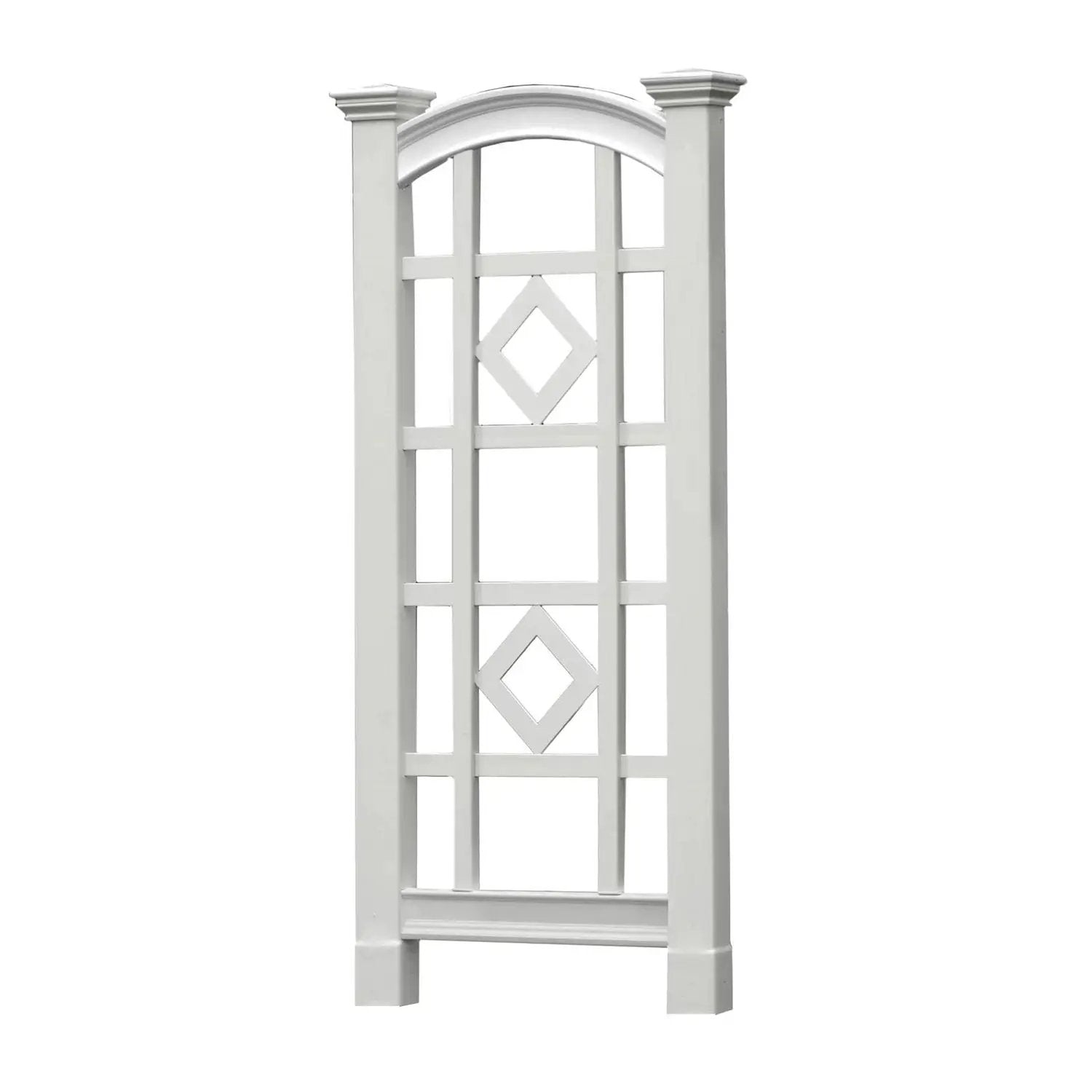 59-inch Outdoor Weather Resistant White Vinyl Garden Trellis by HomePacific